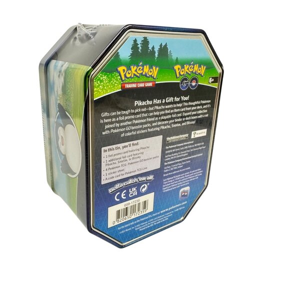 Pokemon GO 2022 - Sealed Tin - SNORLAX (4 Packs, 2 Foils & Stickers) - Picture 2 of 3